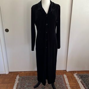 Merona velveteen maxi dress